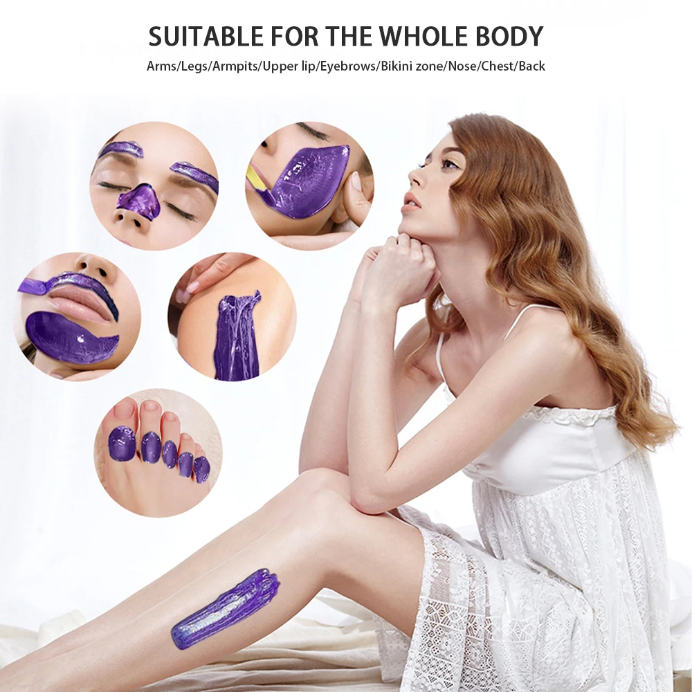 سخان شمع كهربائي لإزالة الشعر ، آلة وعاء تدفئة ، اليدين والقدمين ، علاج شمع البارافين ، أداة إزالة الشعر ، درجة حرارة قابلة للتعديل #6