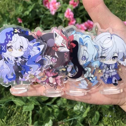 Game Honkai: Star Rail Robin Aventurine Acheron Black Swan Sparkle Cosplay Costume Accessories Badge Stand Plate Prop Xmas Gift
