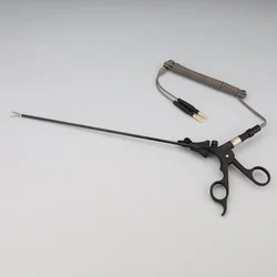 Laparoscopic Instrument Bipolar Forceps with Bipolar Cable for Surgery and Teaching