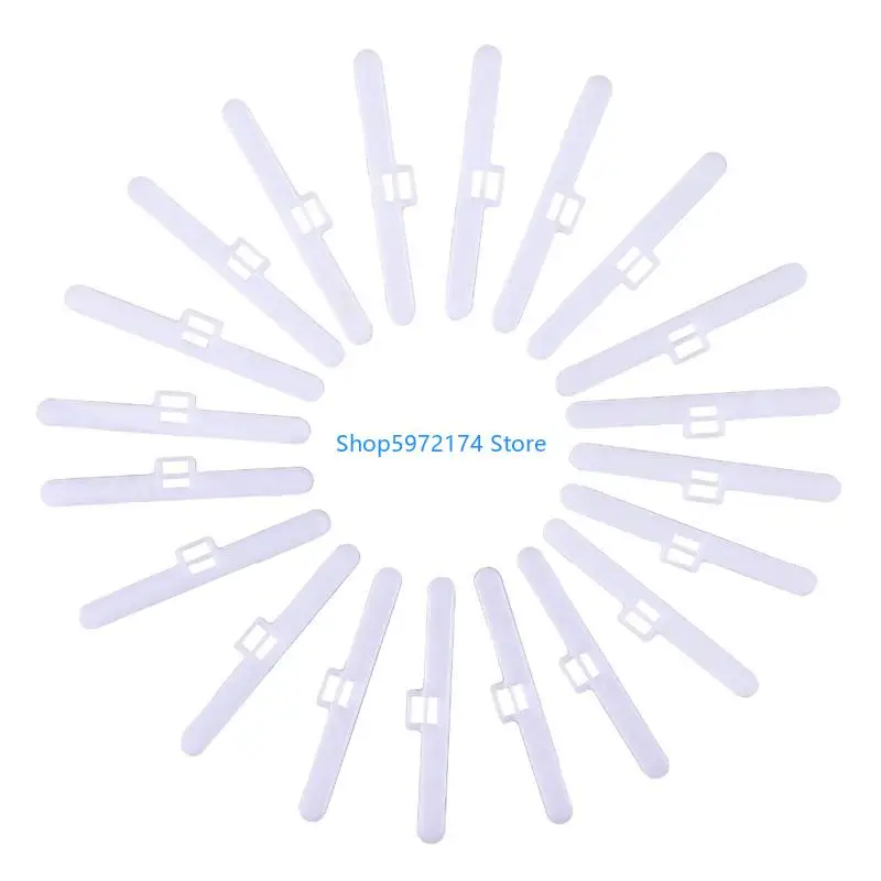 Y3NB Vertical Blind Clips 20 Pcs Top Hangers Easy Installation Curtain Accessories for Home Bedroom Office Curtains Repair Clip