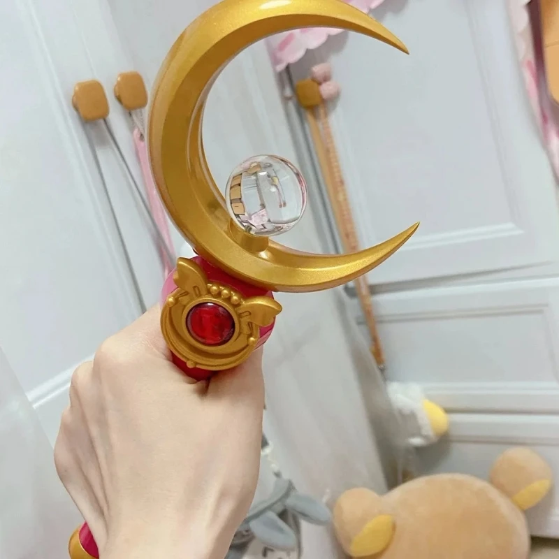 Anime Cosplay Sailor Moon Usagi Tsukino Mondstab Kristall-Requisiten Kostüm Halloween-Party Comic Erwachsene Frauen Geburtstagsgeschenk Spielzeug