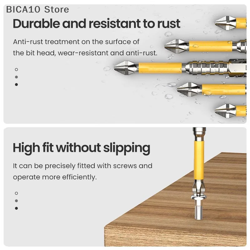 Threaded Cross Non-slip Toothed S2 Alloy Material Special Original High Impact Hand Drill Bit