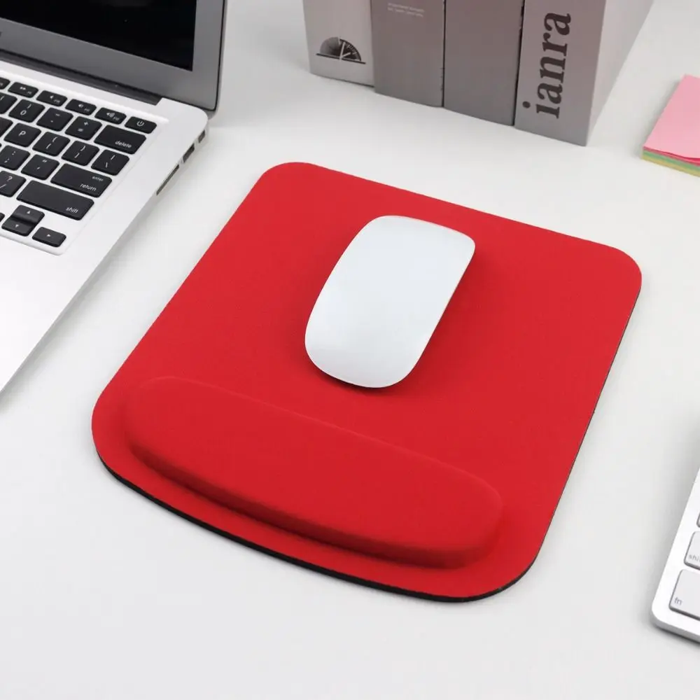 Eenvoudige EVA polssteun muismat dikke spons effen kleur gaming kantoor mousepad kantooraccessoires ergonomische muismat