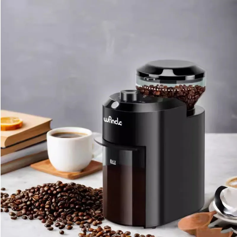 電気コーヒー豆グラインダーデザイン家庭用自動エスプレッソグラインダーフレンチプレスドリップエスプレッソコーヒー用の28つの挽き設定