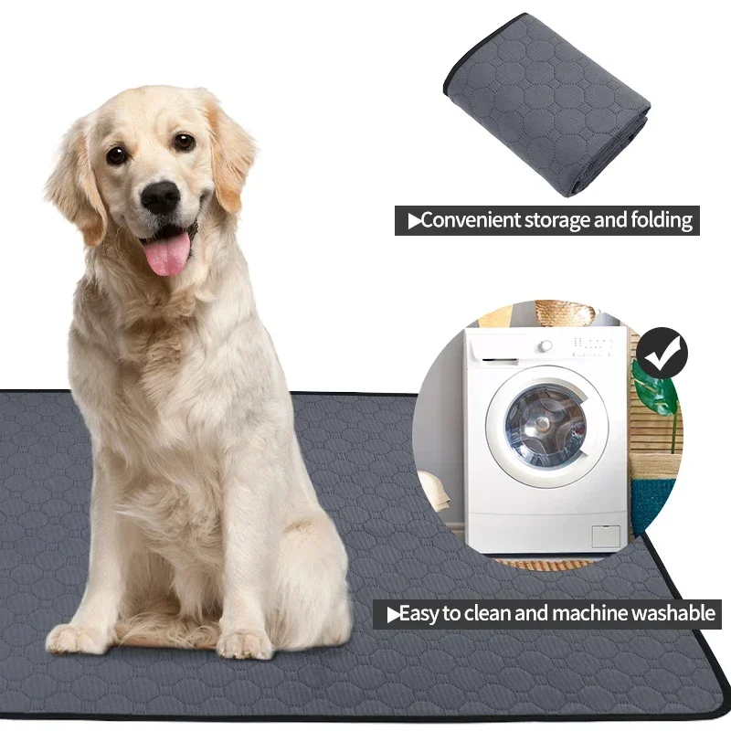 Estera reutilizable para orina de perro, absorbente, súper lavable, estera para orinar para mascotas, estera para pañales de entrenamiento para cachorros y gatos, suministros para mascotas para asiento de coche, sofá