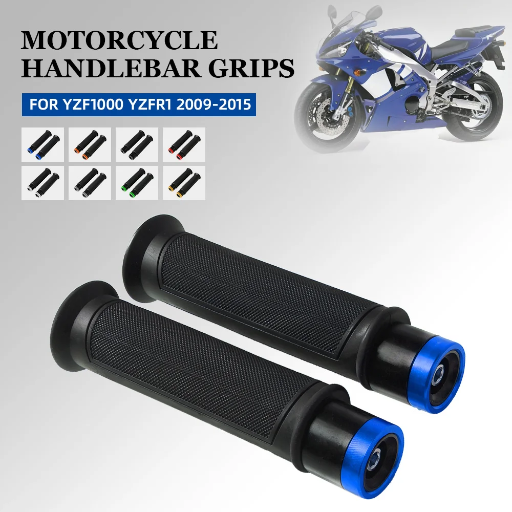 

For YAMAHA YZF R1 YZF1000 YZF-R1 2009 2010 2011 2012 2013 2014 2015 TMAX500/530 Universal Motorcycle Soft Rubber Handlebar Grips