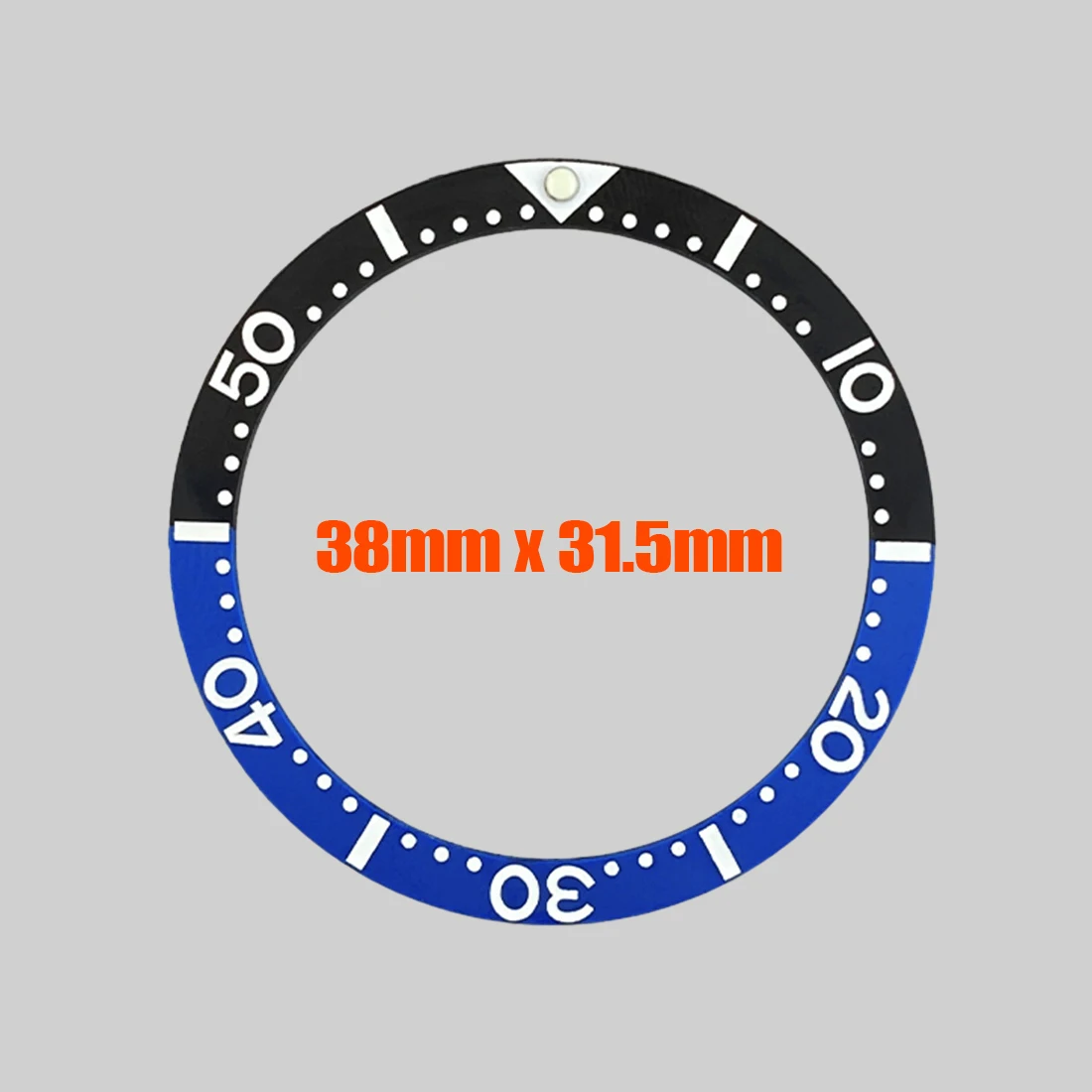 38mmx31.5mm Flat Ceramic Bezel Insert SRPD Bezel Ring Fit for Seiko SKX007 SKX009 SRPD Watch Case Ceramic Bezel Insert Parts