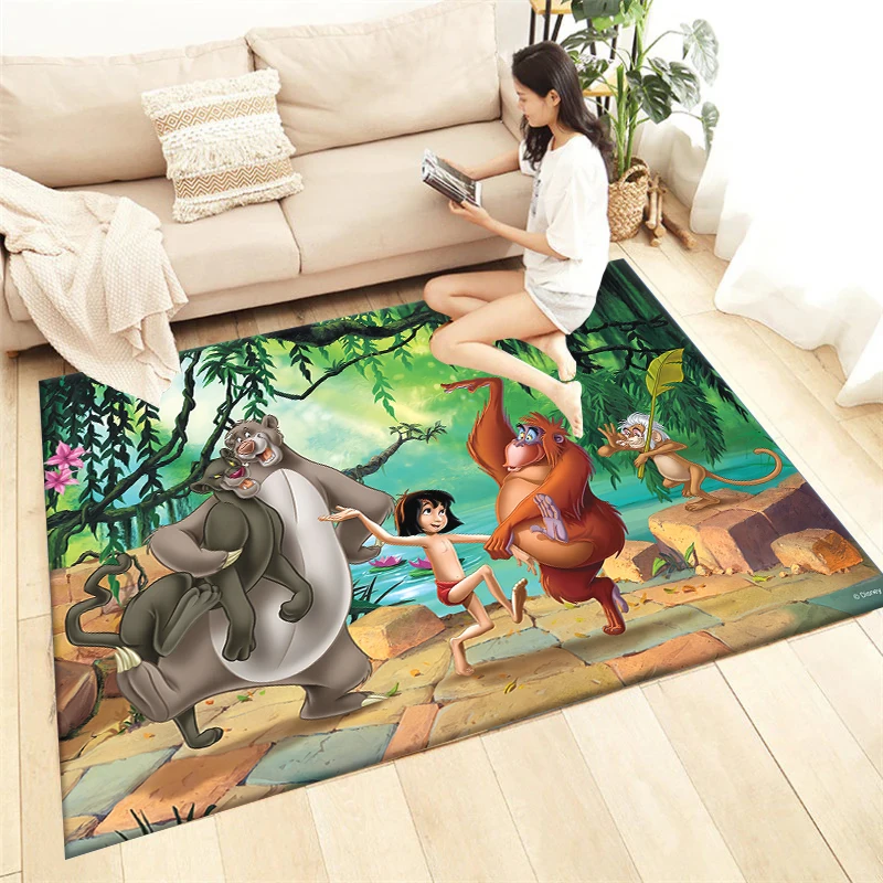 MINISO The Jungle Book Printed Carpet.Living Room Mats Sofa Coffee Table Large Area Rug,Kitchen,Bathroom,Balcony Carpets,DoorMat