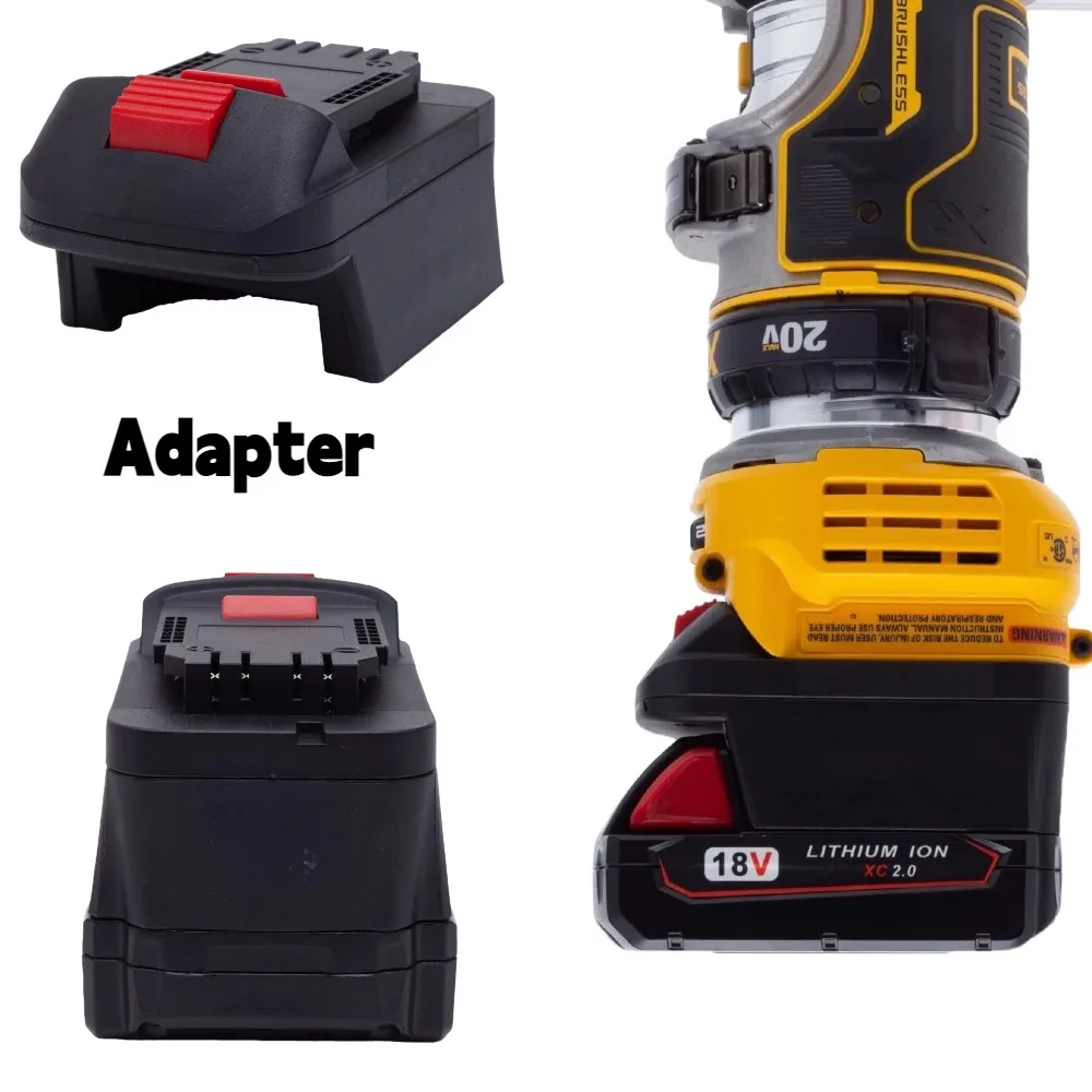 

For Milwaukee 48-11-1820/1822/1840/1850/1852/1860/1862 18V Battery Adapter Converter To for DeWalt 20V Power Drill(Only Adapter)