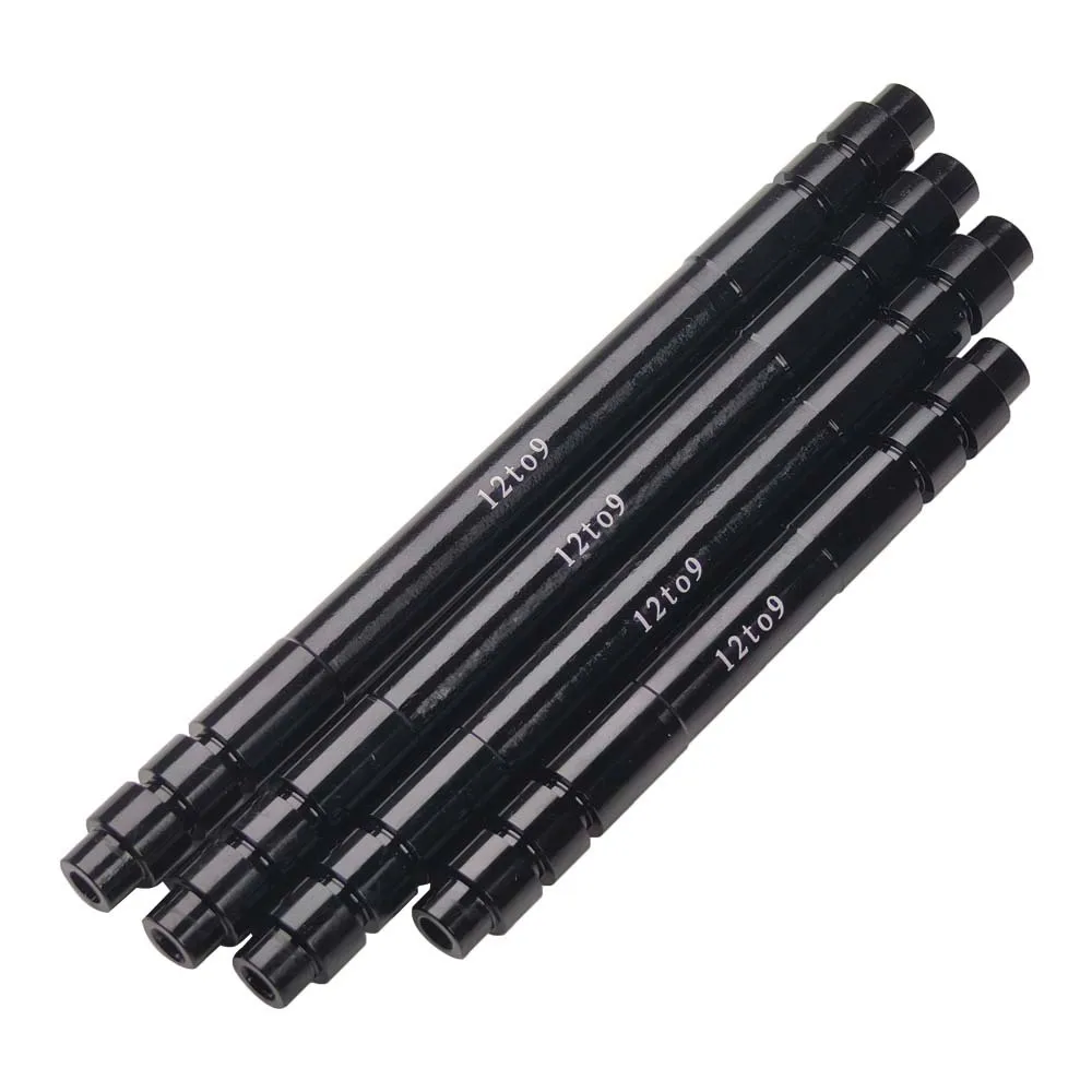 Nabendurchsteckachsen-Adapter 12 auf 9 mm, 110, 135, 142, 148 mm, 15 auf 9, 100 mm Steckachse auf Schnellspanner für MTB- und Rennrad-Vorder- und Hinterrad – Detail 5