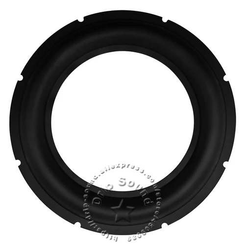 Imagen 2 del producto Altavoz de 8 ""/10""/12 ""pulgadas, anillo de borde doblado de goma, reparación de woofer, piezas de repuesto circulares envolventes laterales, 198mm-305mm/7,80 ""-12,01""