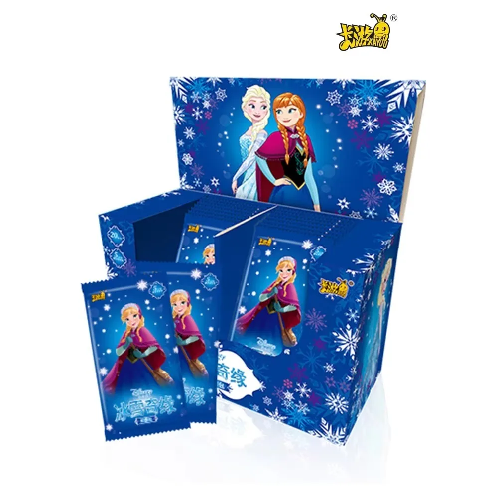 KAYOU Frozen TCG Premium Deck met Elsa & Anna |   Officieel Disney-handelskaartspel voor kindercollectie |   Hot Anime cadeauset 2024