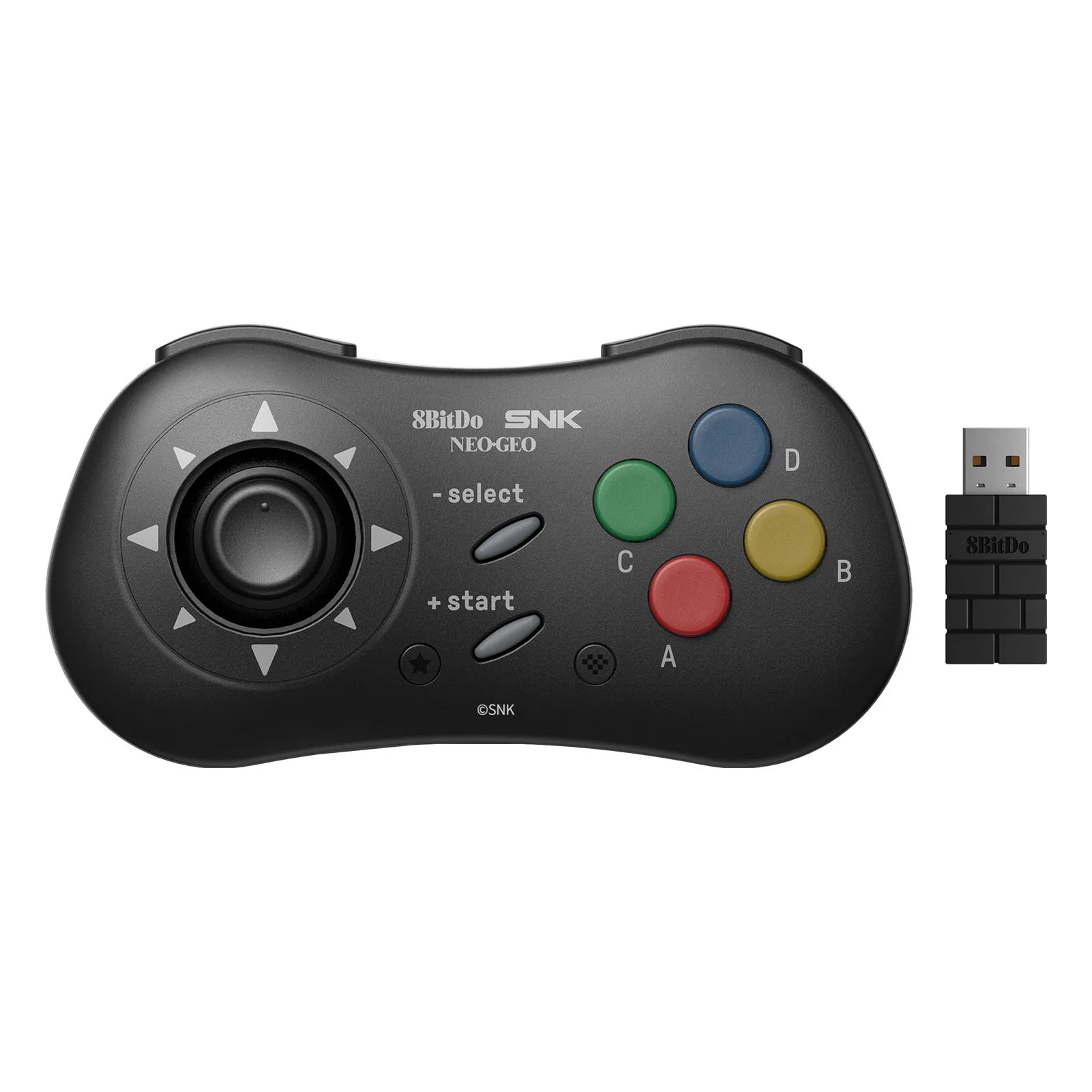 8BitDo NEOGEO Bluetooth Gamepad 2.4G Wireless Game Controller for Windows 10/11 Android NEOGEO mini,Officially Licensed by SNK.