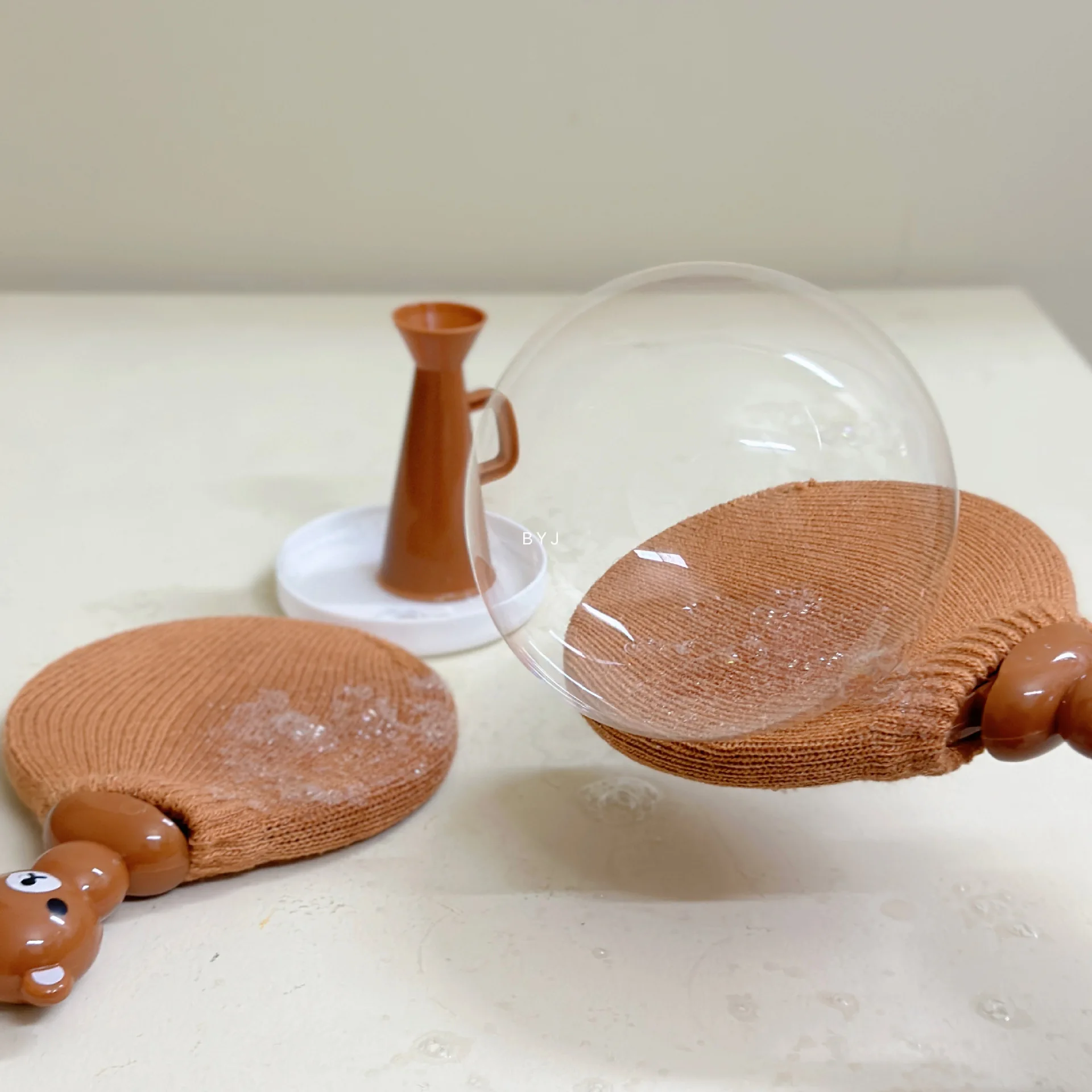 Cute Bear Soap Bubble Ping Pong Kids Sports Intertainment Toys Parent-child Interaction Table Tennis New Bubble Racket Game