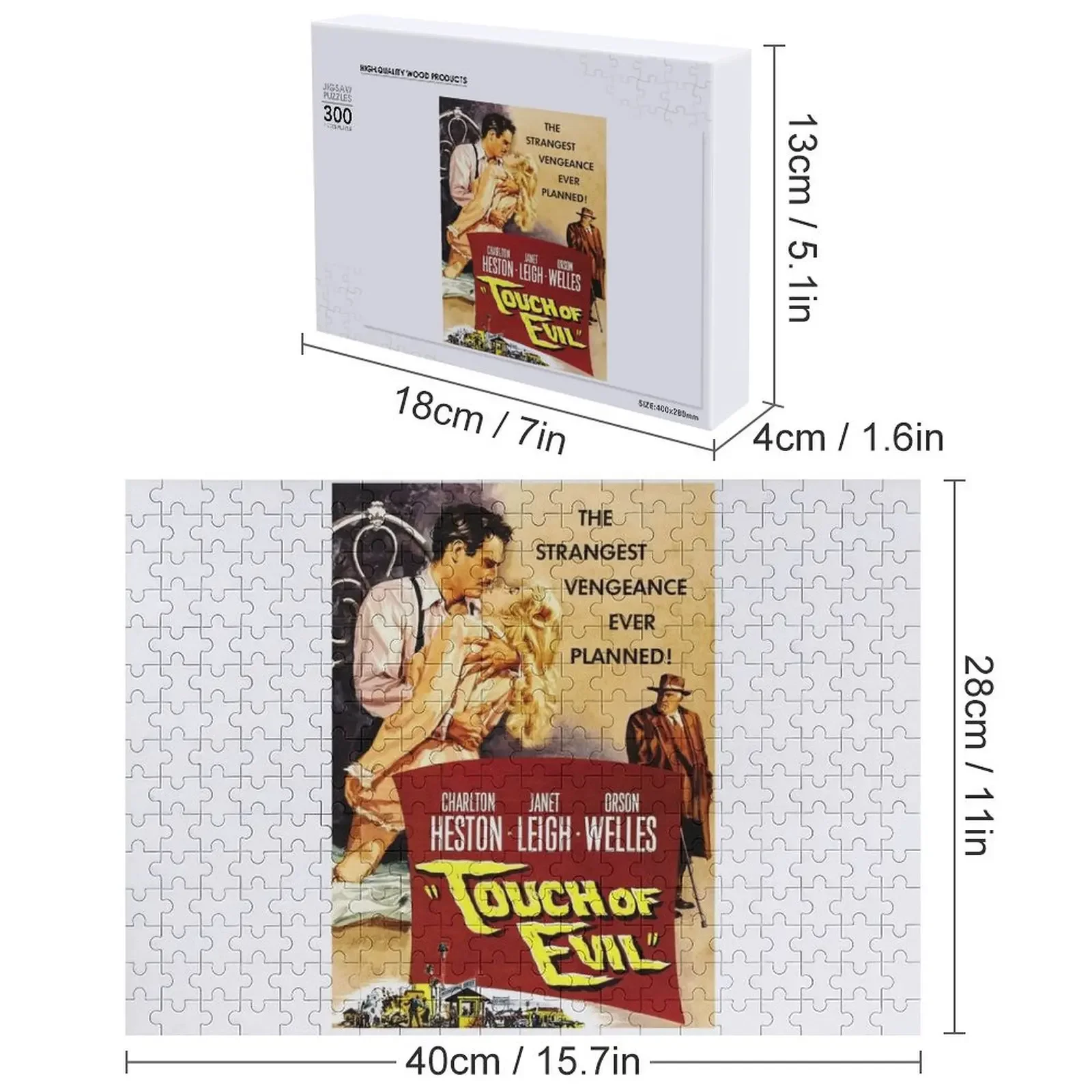 لمسة الشر بازل قطع مخصصة للأطفال هدية Iq لوحات ديكور خشبية لغز خشبي مخصص
