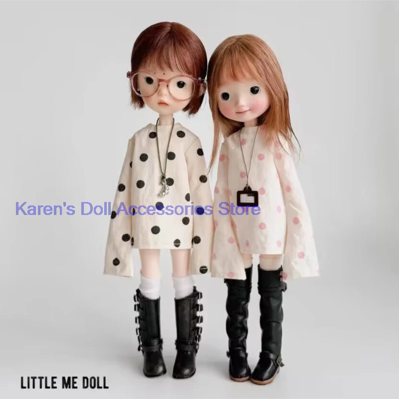 1pcs 2026 design Polka dots, long sleeve T-shirt Blythe/landoudou (Fit for Lulu,ymy24,Ob22,24,26,zone, Jenny)