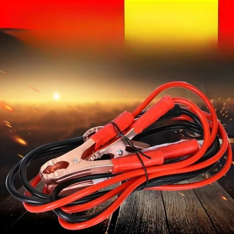 لمجموعة 500A SUV مزدوجة نهاية مع المشابك كليب بطارية السيارة الانتقال كابل الداعم كابل خط الطوارئ الانتقال كاتب يؤدي فان