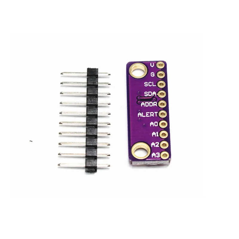 Purple GY-ADS1015 ultra small 12 bit precision ADC development board module