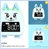 MLGB-Kids Alarm Clock,Digital Alarm Clock For Kids Bedroom, Children's Sleep Trainer,Wake Up Light & Night Light