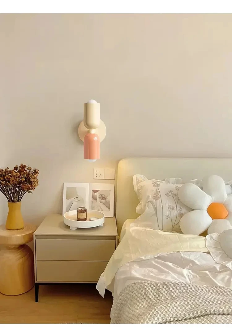 Marcon Multi Modern Bedroom Bedside Wall Lamp Corridor Staircase Balcony Dining Room Lighting Simple Store Wall Lamp Ironwork E2
