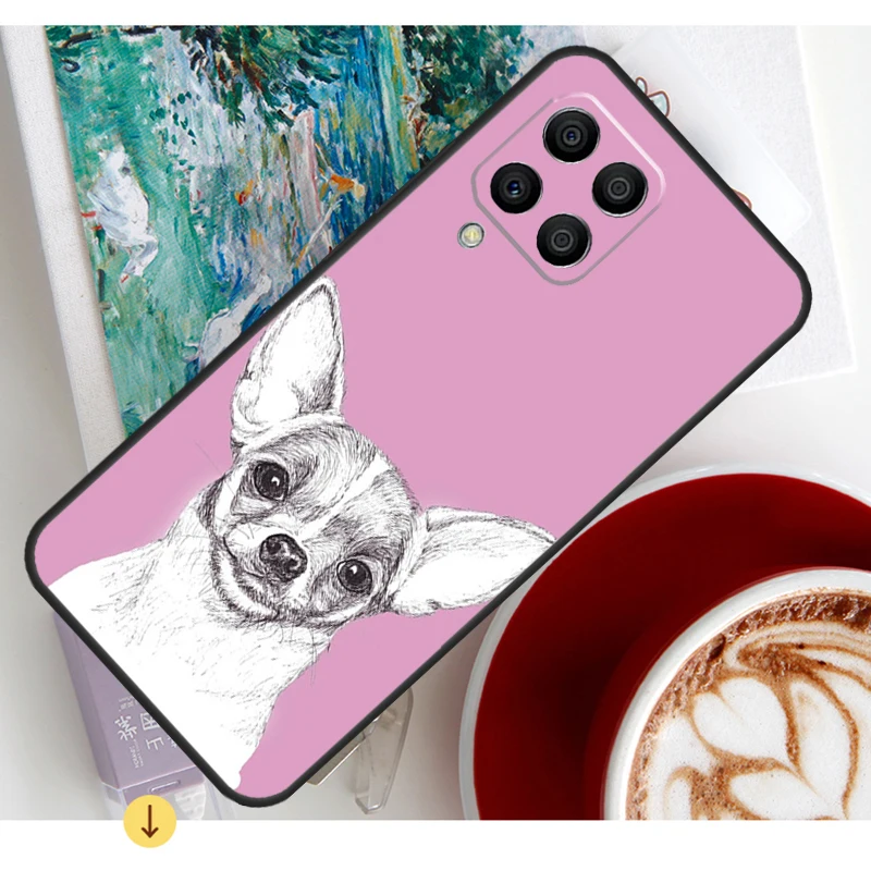Chihuahua Dog Case For Samsung Galaxy M13 M23 M33 M53 M30s M31s M12 M32 M52 M21 M51 M14 M34 M54 M20 Coque image 6