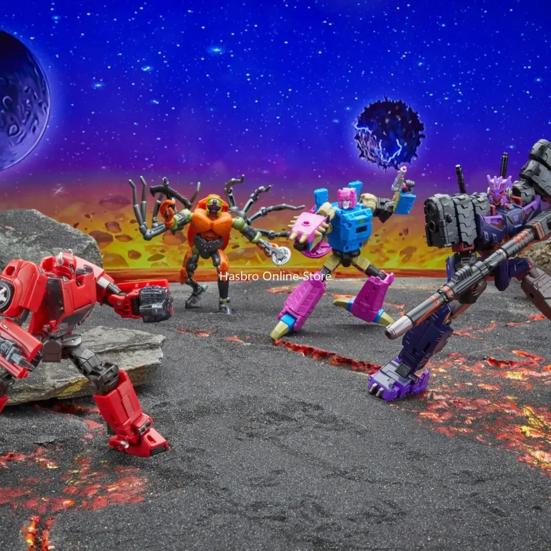 Hasbro Transformers Legacy: United Versus 4-Pack (Cliffjumper, Tarantulas, Squeezeplay, Tarn) G0202