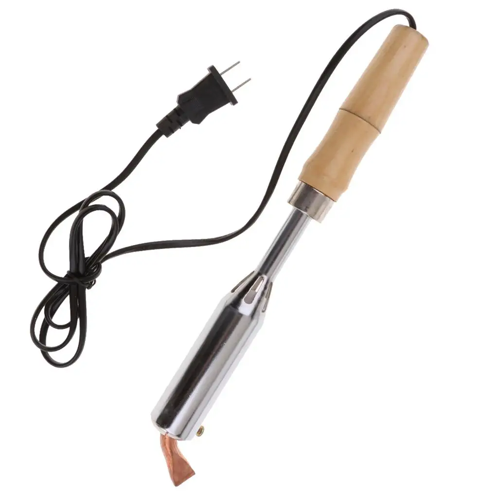 

Electric Soldering Iron Wooden Handle with Point Welding Tool - 200W