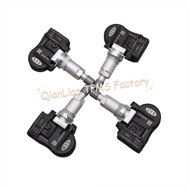 For Chrysler 200 300 Sebring TPMS Tire Pressure Monitor System 1/4pcs 56029527AA  68078768AA 68001698AA Tire Sensor 433MHz - Image 2