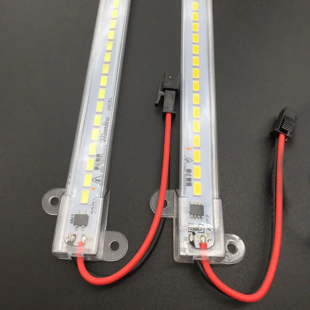 30CM/40CM Led Tube Light Bar Lights Lamp Showcase Floodlight Camping 220V White Warm Stand Display Room 5000k Clear/Milky Shell