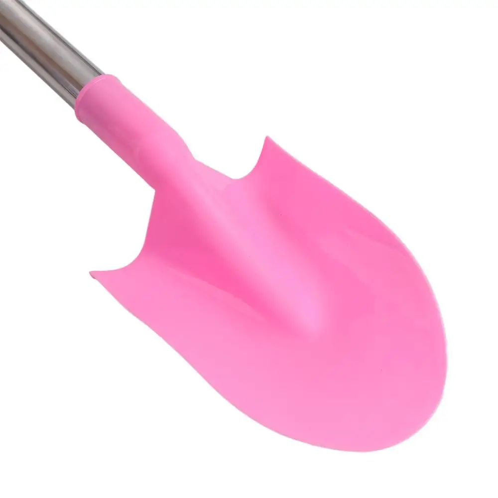 Water Toys Stainless Steel Beach Shovel Gardening Digging Sand Tools Digging Sand Shovel 50cm Plastic Pointed Shovel Toy Summer