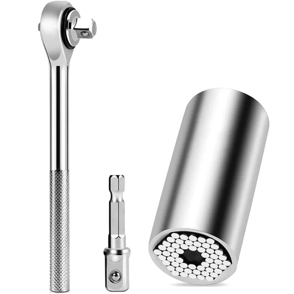 Multifunctional Magic Socket Universal Torque Wrench Head Set Multi Purpose Wrench Extension Rod Electric Hand Drill Screw Tool - view 3