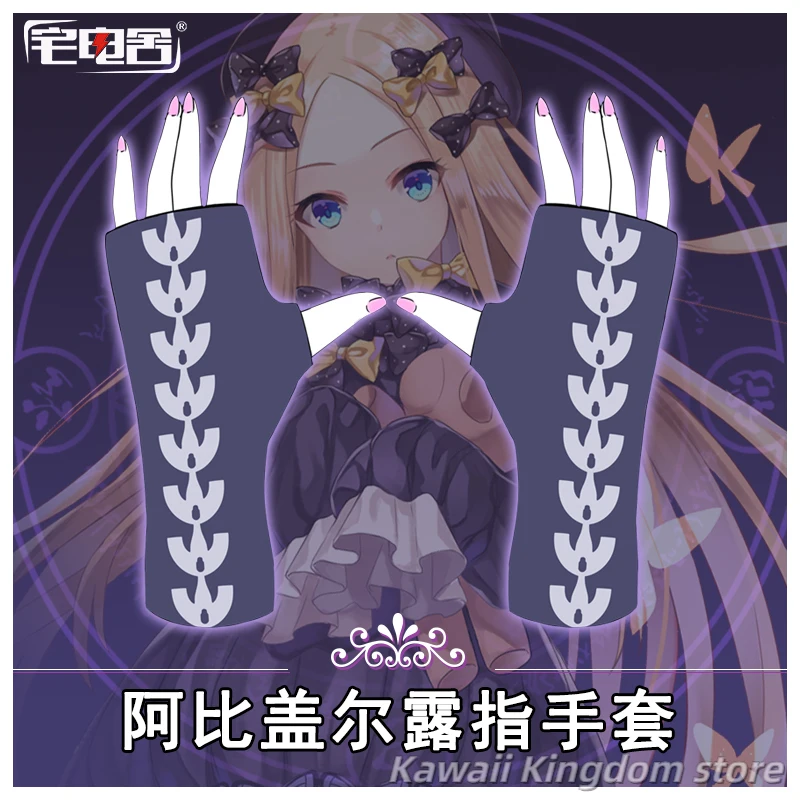 

Fate/Grand Order Abigail Williams Anime Cosplay Fingerless Knit Cotton Glove Mascot Student Accessory Fans Gift