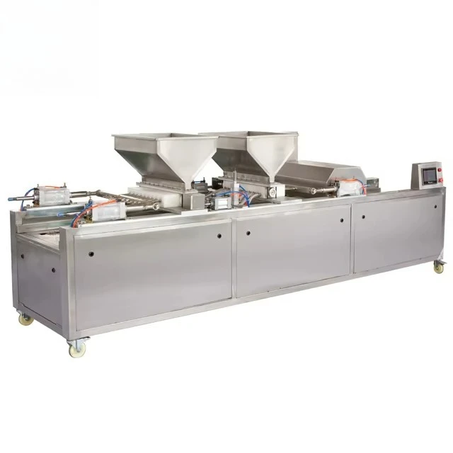 New Fully Automatic Gas/Electric Cake Making Machine with High Productivity Two Rows Forming System for Modern Bakery Use