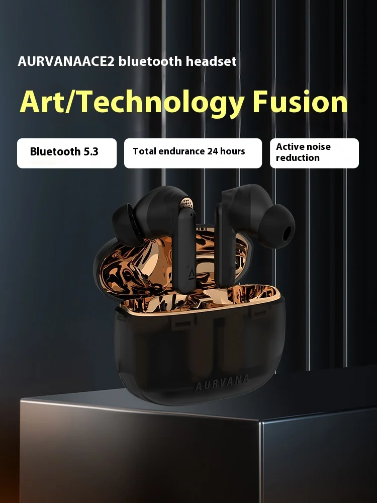 Aurvana Ace2True WirelessInEarBluetooth ANC ActiveNoiseReductionAuricolariQualcomm Aptx Lossless AudioCustomAuricolari