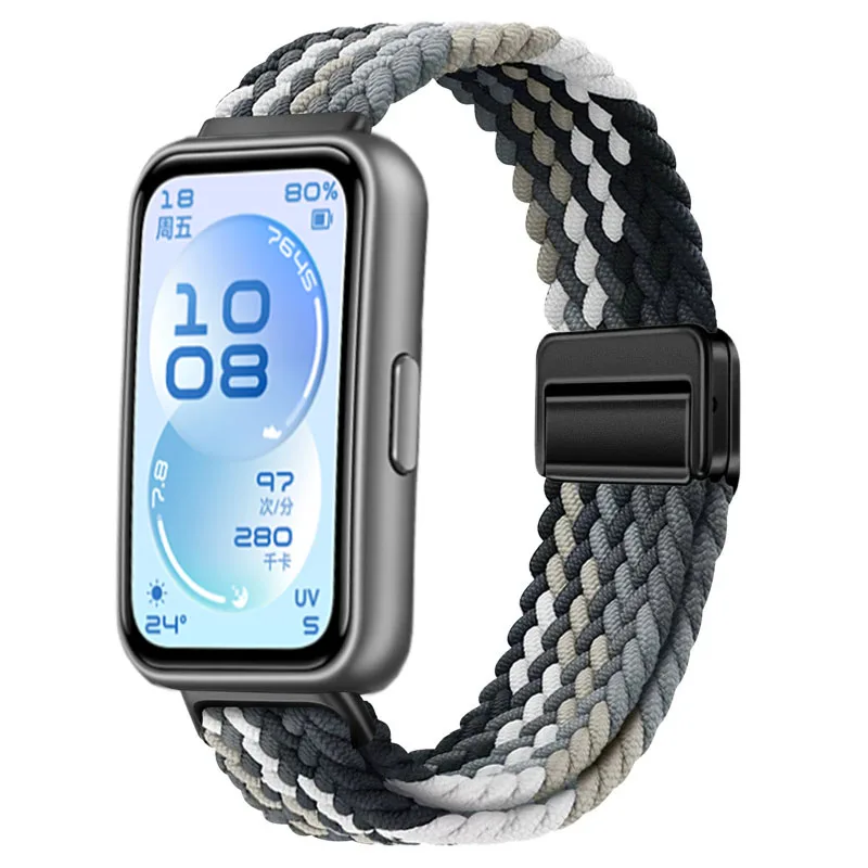 Offizielles geflochtenes Nylon-Schlaufenarmband für Huawei Band 11/11 Pro, Armband mit magnetischer Schnalle für Huawei Band 8/9/10/11/11 Pro – Detail 17