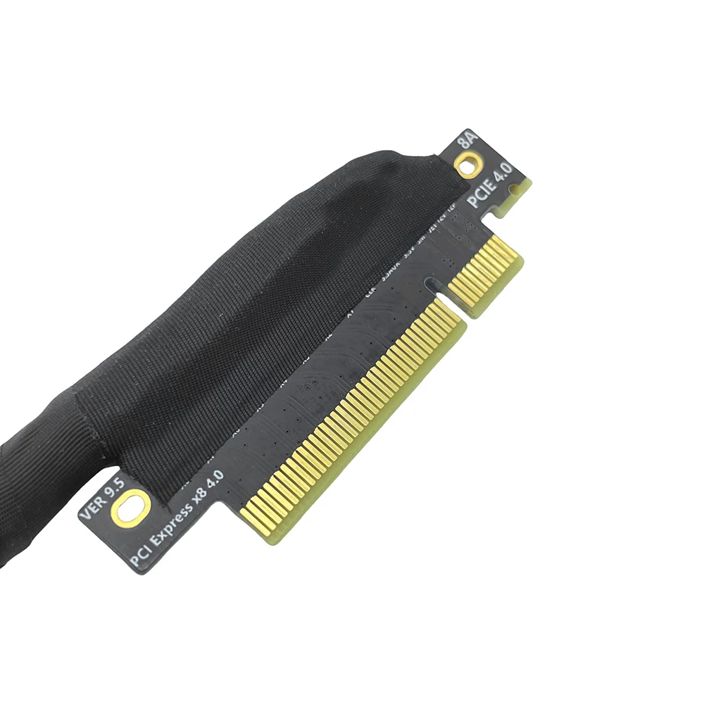 GPU-Verlängerungskabel PCIe 4.0 X8 auf X8/X16, versilbertes AI-Server-Adapterkabel PCI-E 16 GB\S GEN4 für Grafikkarte, Netzwerkkarte – Detail 13
