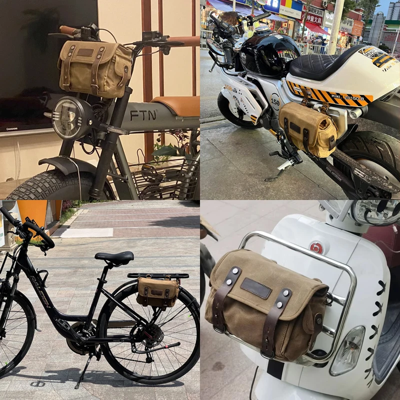 New Fashion Multi-functional Shoulder Bag Messenger Bag Crossbody Bag Vintage Male Leisure Sling Bag Casual Boy Motorcycle Bag