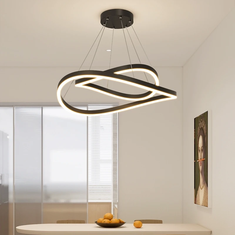 Modern LED Ceiling Chandelier For Living Room Dining Room Bedroom Kitchen Hanging Lights Ceiling Lustre Indoor Decor Fixtures