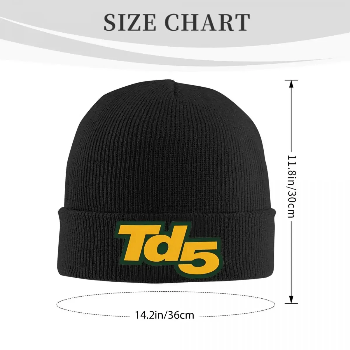 Land Rover TD5 Inline 5 Cylinder Knitted Caps Women's Men's Beanies Winter Hats Trophy Colours Logo Hip Hop Cap