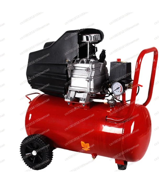 High pressure air pump Small oil and gas pump 5P woodworking with nail gun spray gun compressor 220V air compressor