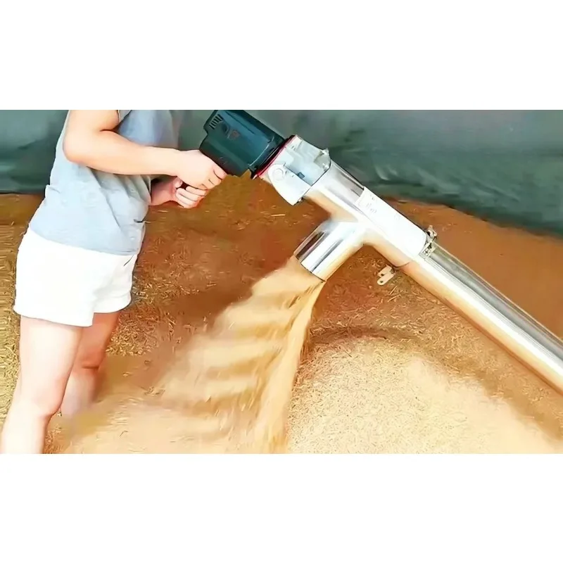Commercial Grain Suction Machine Large Suction Auger Screw Conveyor  High Suction Truck Mounted Feed Loading Machine