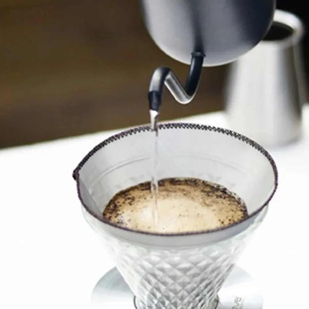 Filtro De Café De Tela Reutilizable - Con Asa De Acero, Pequeño, Para Café Cubano O Espresso