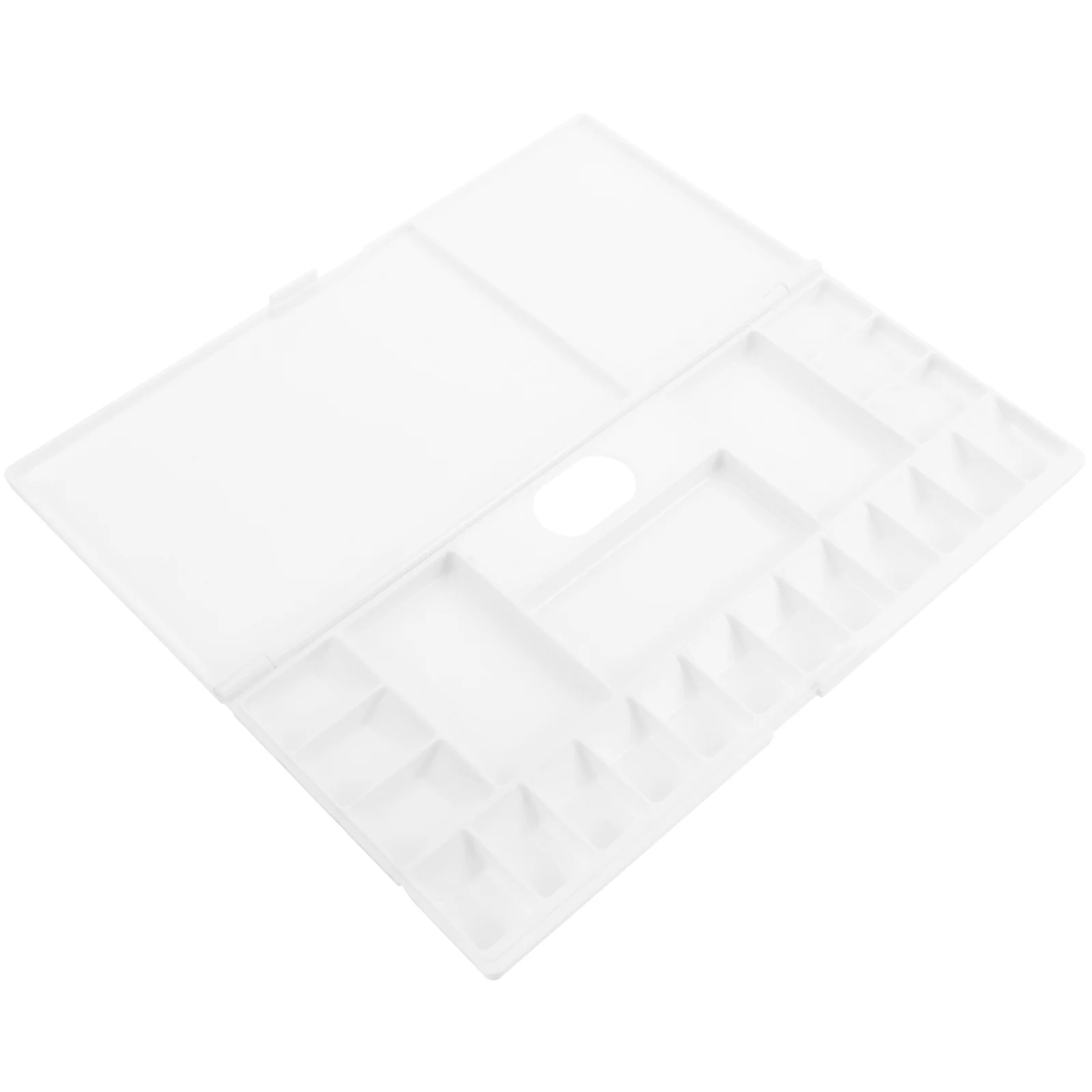 

Watercolor Pigment Box Portable Lightweight Mixing Tray for Outdoor Travel Painting Plastic Art Color Mixing Box for Watercolor