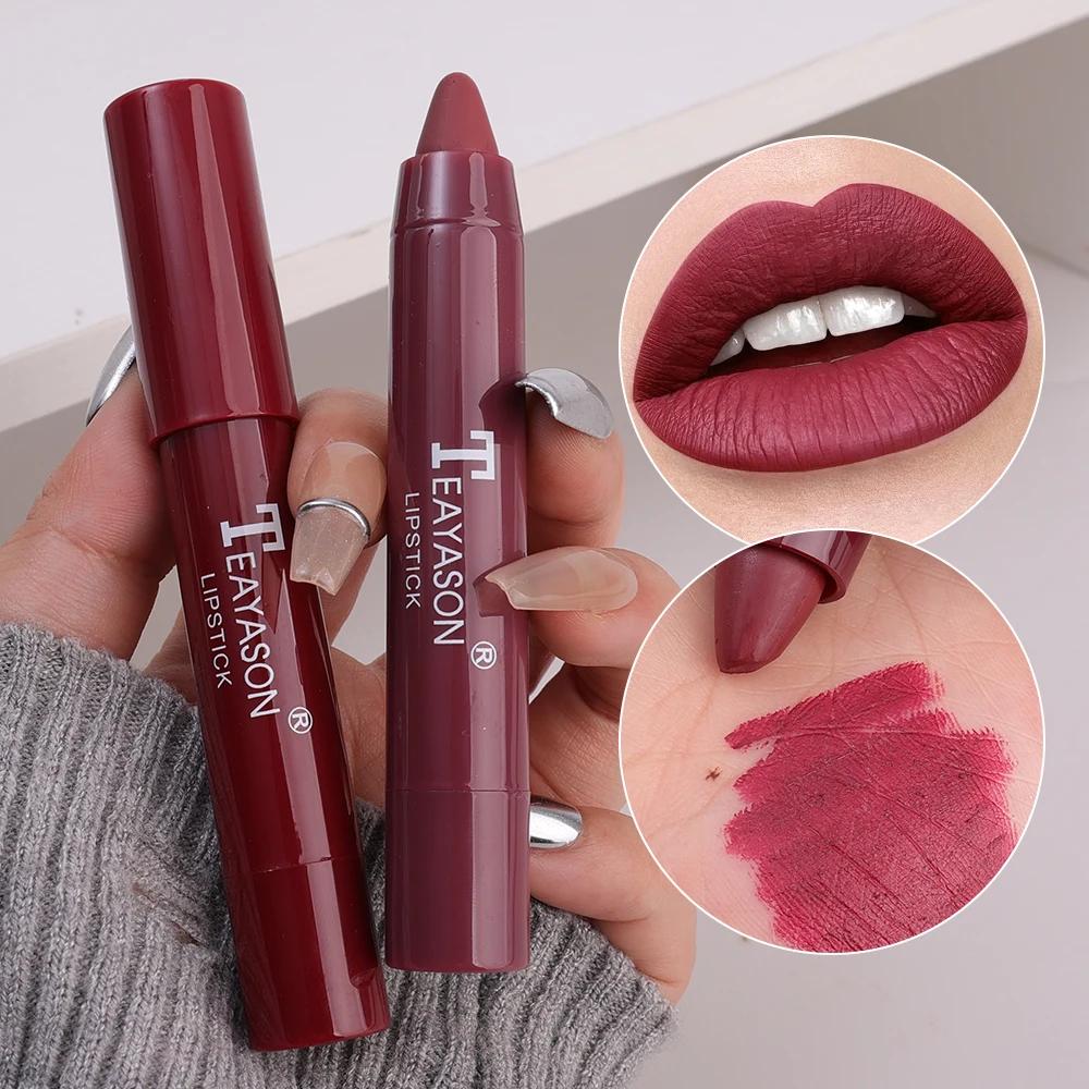 Waterproof Lip Liner Lipstick Pencil Lip Gloss Matte Velvet Lip Contour Pen Lasting Not Fading Lipstick Crayon Makeup Cosmetics