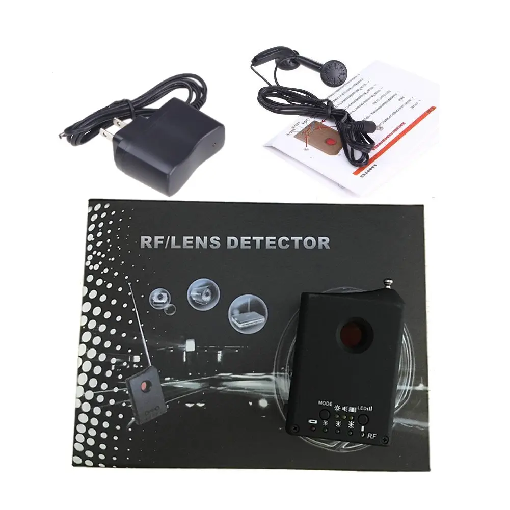 Anti-Spy Detector RF Signal Detector Hidden Camera GSM Audio Bug Detector GPS Lens RF Signal Finder