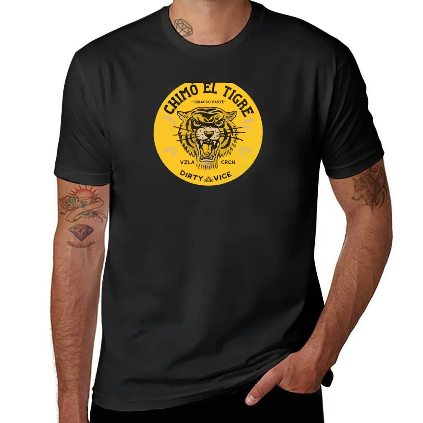 

Chimo El Tigre - Dirty Vice T-Shirt anime stuff boys whites graphics anime shirts men