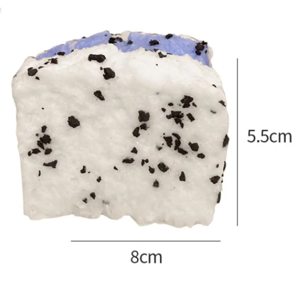 Carino tre strati toast spremere giocattoli sale marino lento rimbalzo toast giocattolo agitarsi colorato morbido sadnwich agitarsi giocattolo per bambini