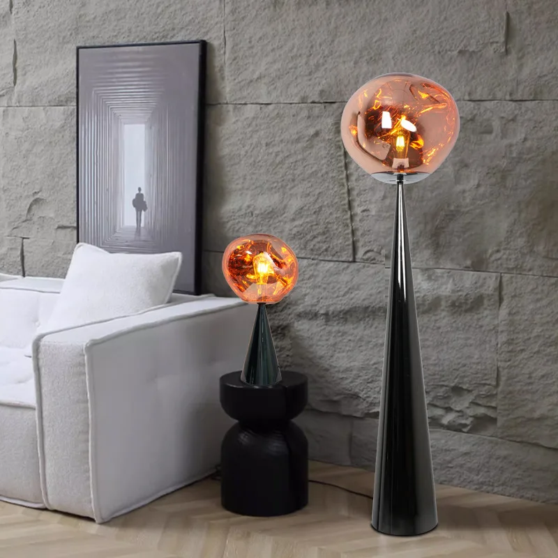 

Modern Creative Lava Lampshade LED Floor Lamp Desk Lamp Bedroom Living Room Study Restaurant Home Decoration Atmosphere Lamp