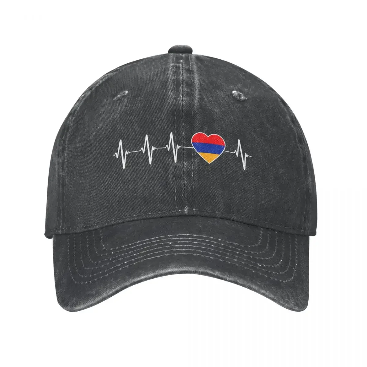 

Armenian Heartbeat I Love Armenia Flag Heart Pride Baseball Caps Funny Snapback Hat All Seasons Travel Cap Hats for Men Women