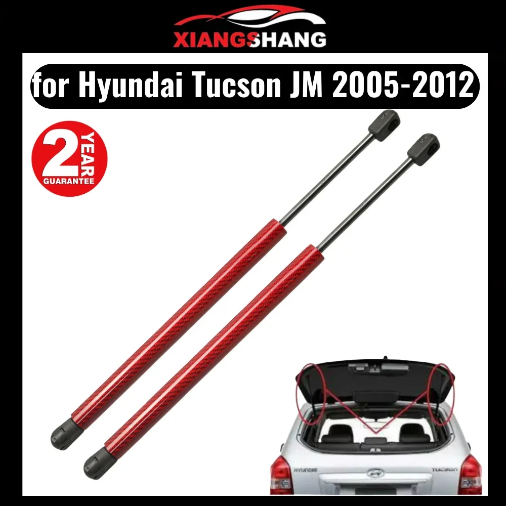 

2pcs Rear Glass Auto Gas Spring Struts Lift Supports Shocks Rods Fits for Hyundai Tucson 2005 2006 2007 2008 2009 15.00 inch